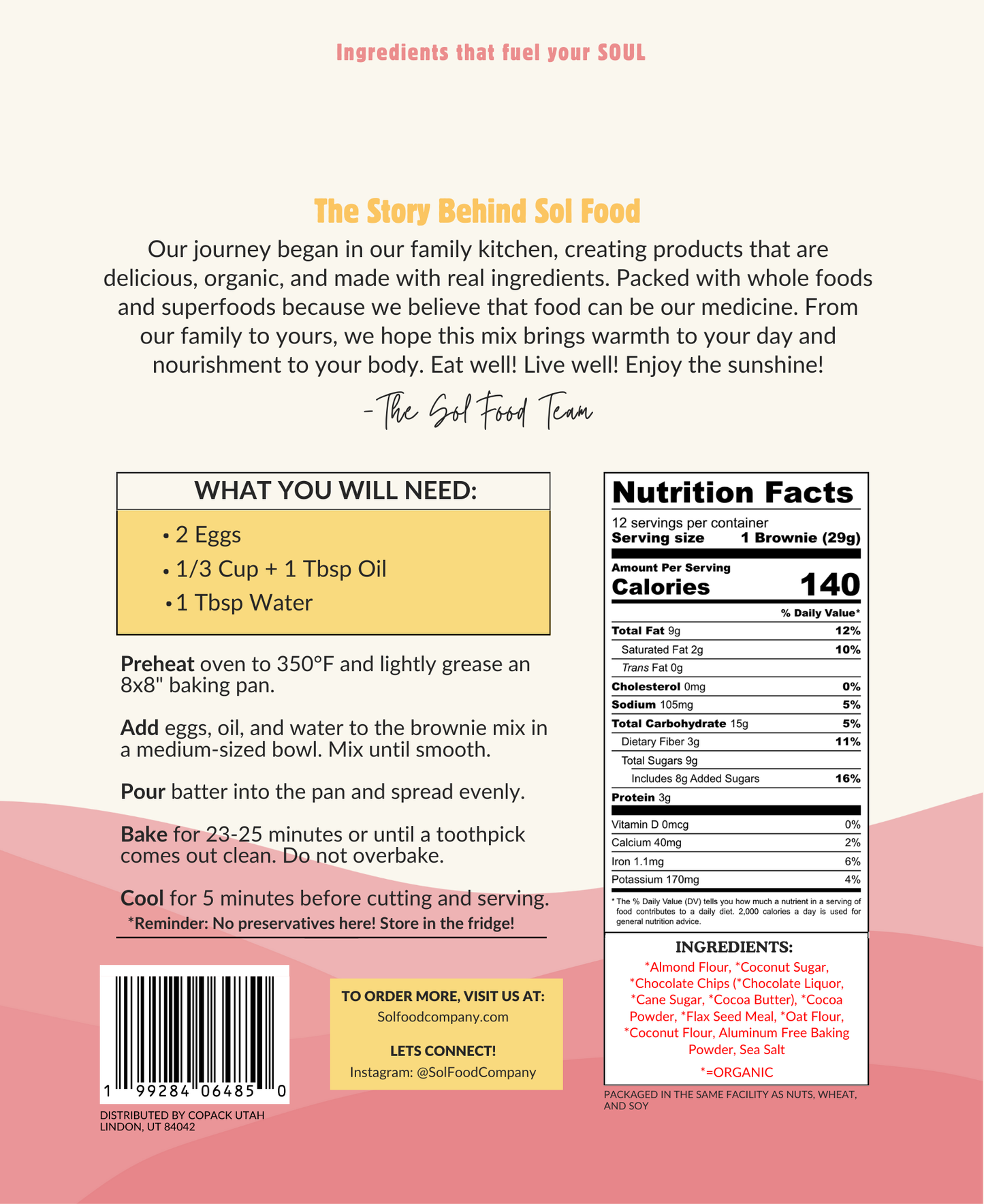 Organic Brownie Mix