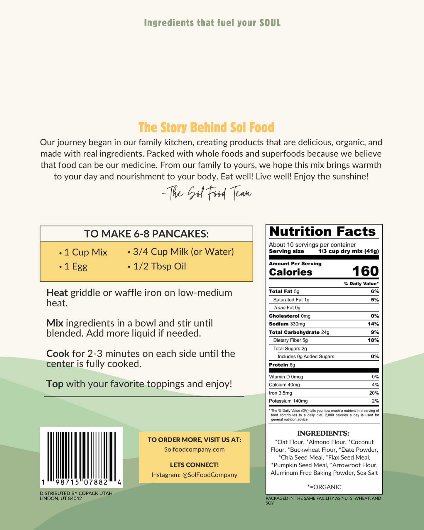 Organic Pancake Mix